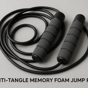 Anti-Tangle Memory Foam Jump Rope for Home Use